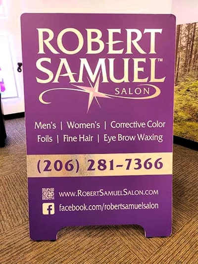 Custom sidewalk signs Photo